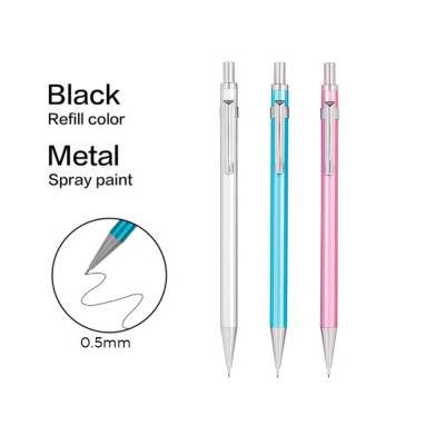 Bút Chì Bấm 0.5 mm - Deli EU999 - Màu Xanh Dương