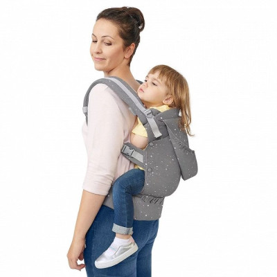 Địu vải Kinderkraft Huggy cho bé từ 3 tháng tuổi đến 20kg - Hàng chính hãng