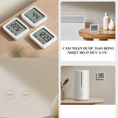 Nhiệt độ độ ẩm kế xiaomi gen 3 - Hàng nhập khẩu