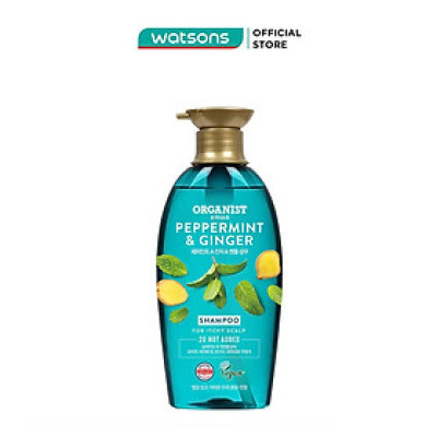 Dầu Gội Organist Nuôi Dưỡng Tóc Chiết Xuất Gừng Và Bạc Hà 500ml