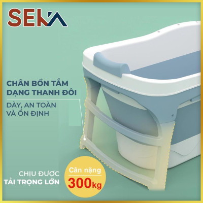 Bồn Tắm Gấp Gọn Thông Minh Seka 1m18 - Hàng Chính Hãng