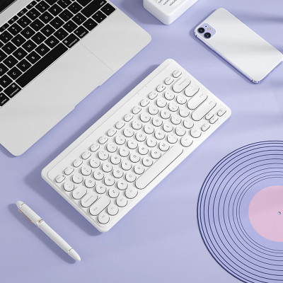 Bàn phím không dây HXSJ K610 - Kết nối 2.4G giảm ồn, gọn nhẹ dễ mang đi, phù hợp Mac/ PC/ Laptop/ Điện thoại - Hàng chính hãng