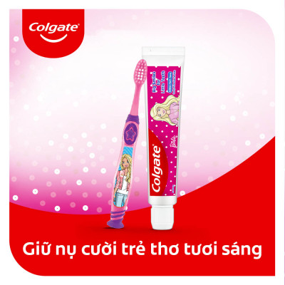 Kem Đánh Răng Colgate Trẻ em Barbie Hương Dâu 40G