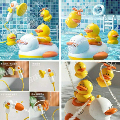 Đồ Chơi Nhà Tắm Cho Bé, Đồ Chơi Con Vịt Kèm Vòi Sen Chất Liệu Nhựa An Toàn Cho Bé Từ 1 - 4 Tuổi
