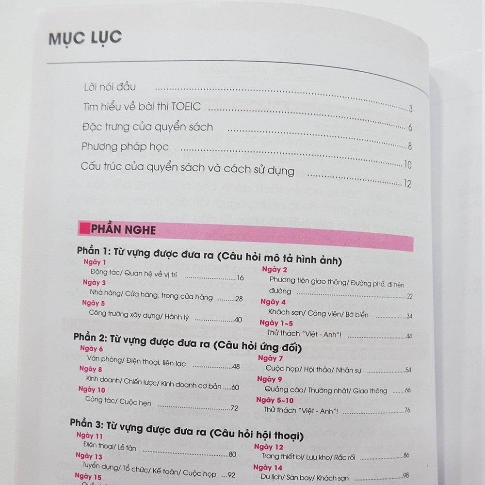 Sách - Words And Phrases The Toeic Test - Từ Và Cụm Từ Cho Kỳ Thi Toeic Test (Có CD) - 893