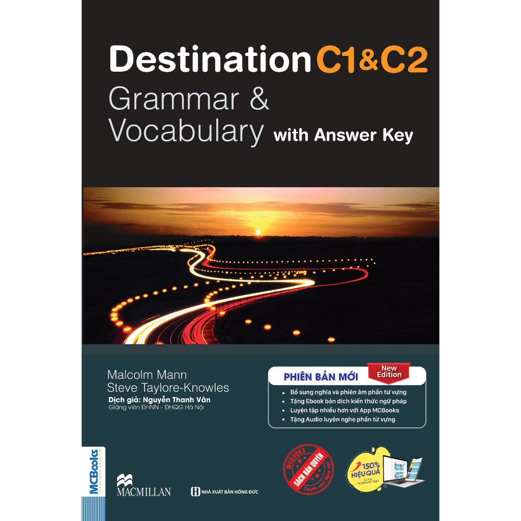 Sách - Giáo Trình Destination C1&C2 (Kèm Đáp Án) Phiên bản mới + Audio phần nghe - MC