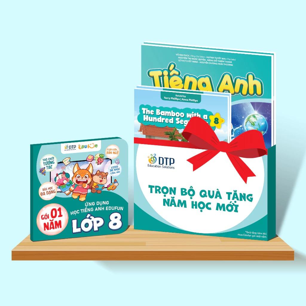 Gói Edufun Premium Level 8 (Thẻ Học Tiếng Anh EDUFUN + Tặng Kèm Sách Học Sinh, Sách Bài Tập, 2 Cuốn Truyện)