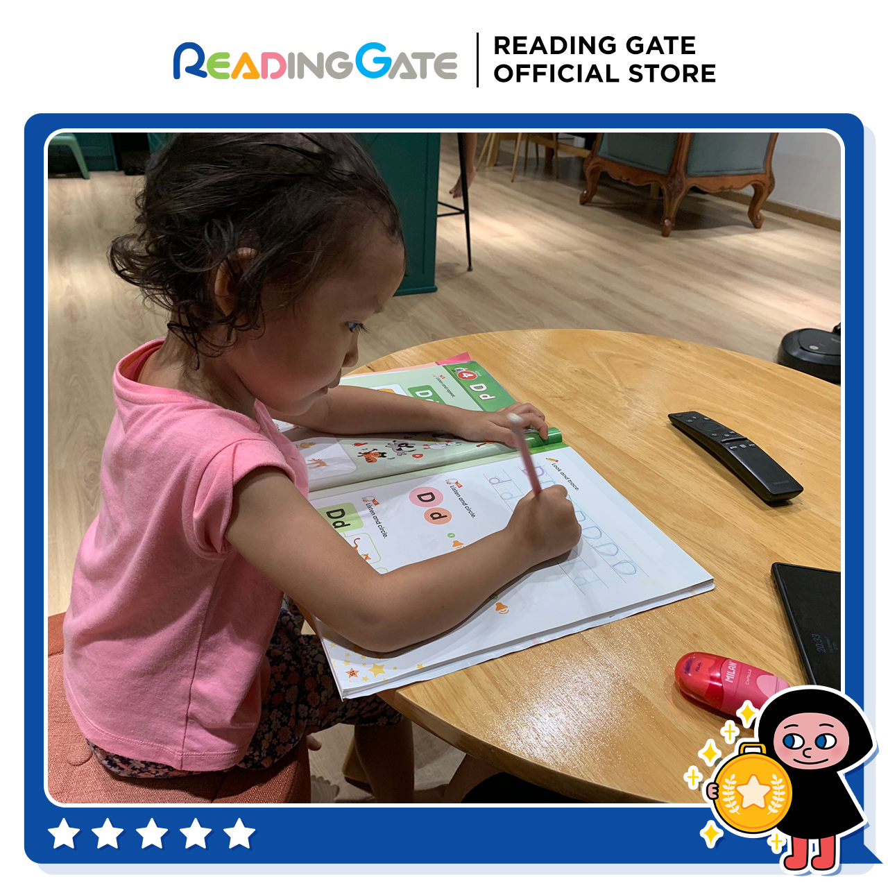 Sách DODO ABC WORKBOOK - PHONICS 1 READING GATE Cho Bé Từ 5 Đến 8 Học Ngữ Âm, Đánh Vần Tiếng Anh