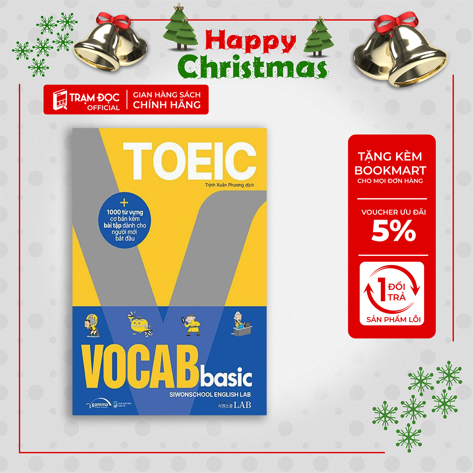 Trạm Đọc Official | Toeic Vocab Basic - 1000 Từ Vựng Cơ Bản Kèm Bài Tập Dành Cho Người Mới Bắt Đầu