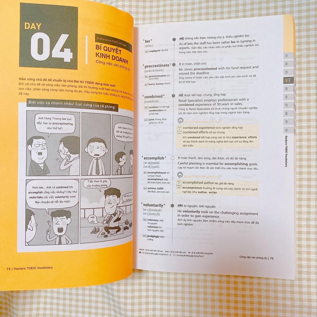 Sách Hackers Toeic Vocabulary - Alphabooks - BẢN QUYỀN
