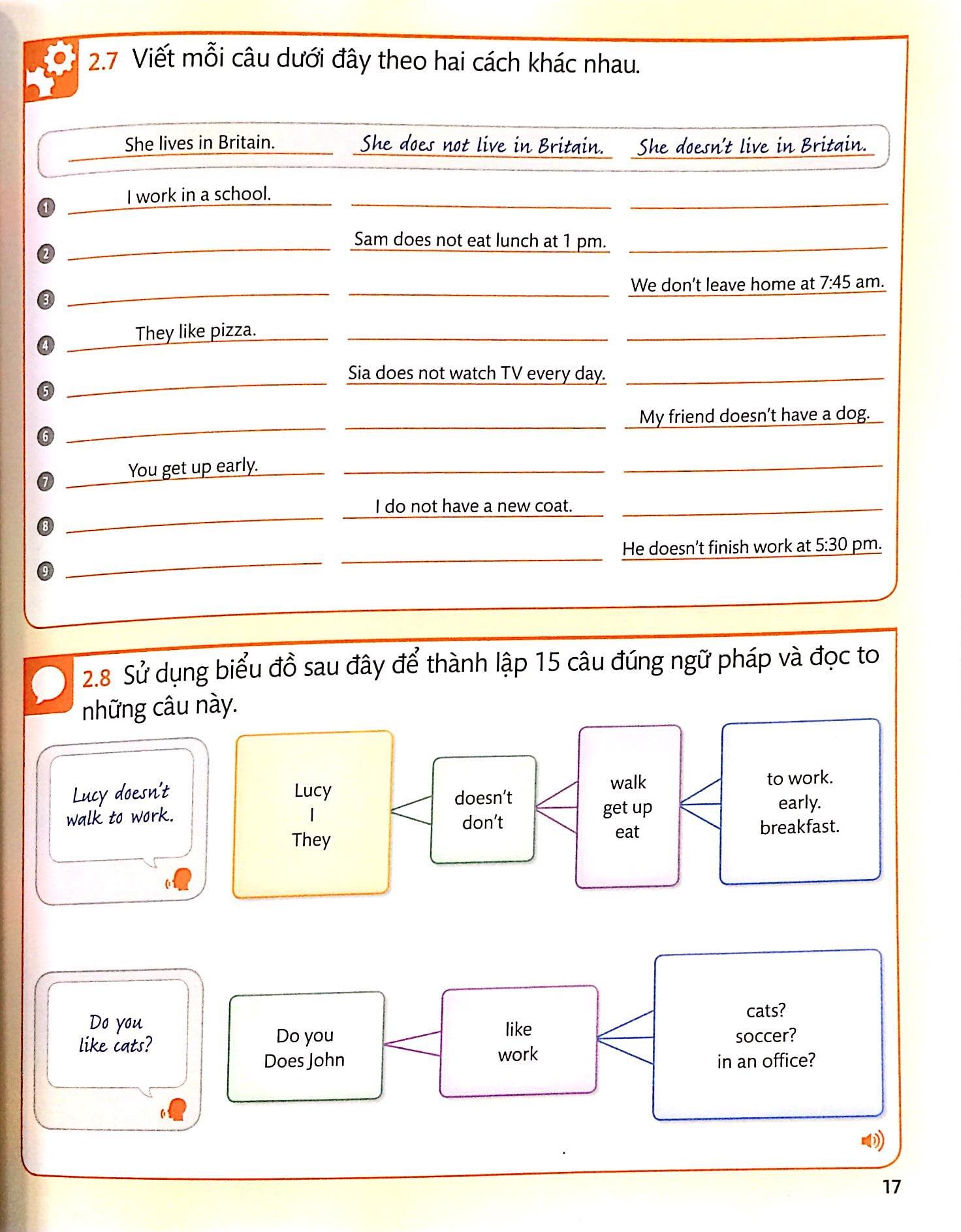 Tiếng Anh Cho Mọi Người - English For Everyone Level 2 Beginner Practice Book (Kèm CD)