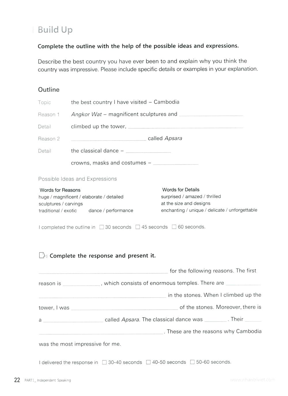 TOEFL iBT Activator Speaking Advanced (Kèm CD)