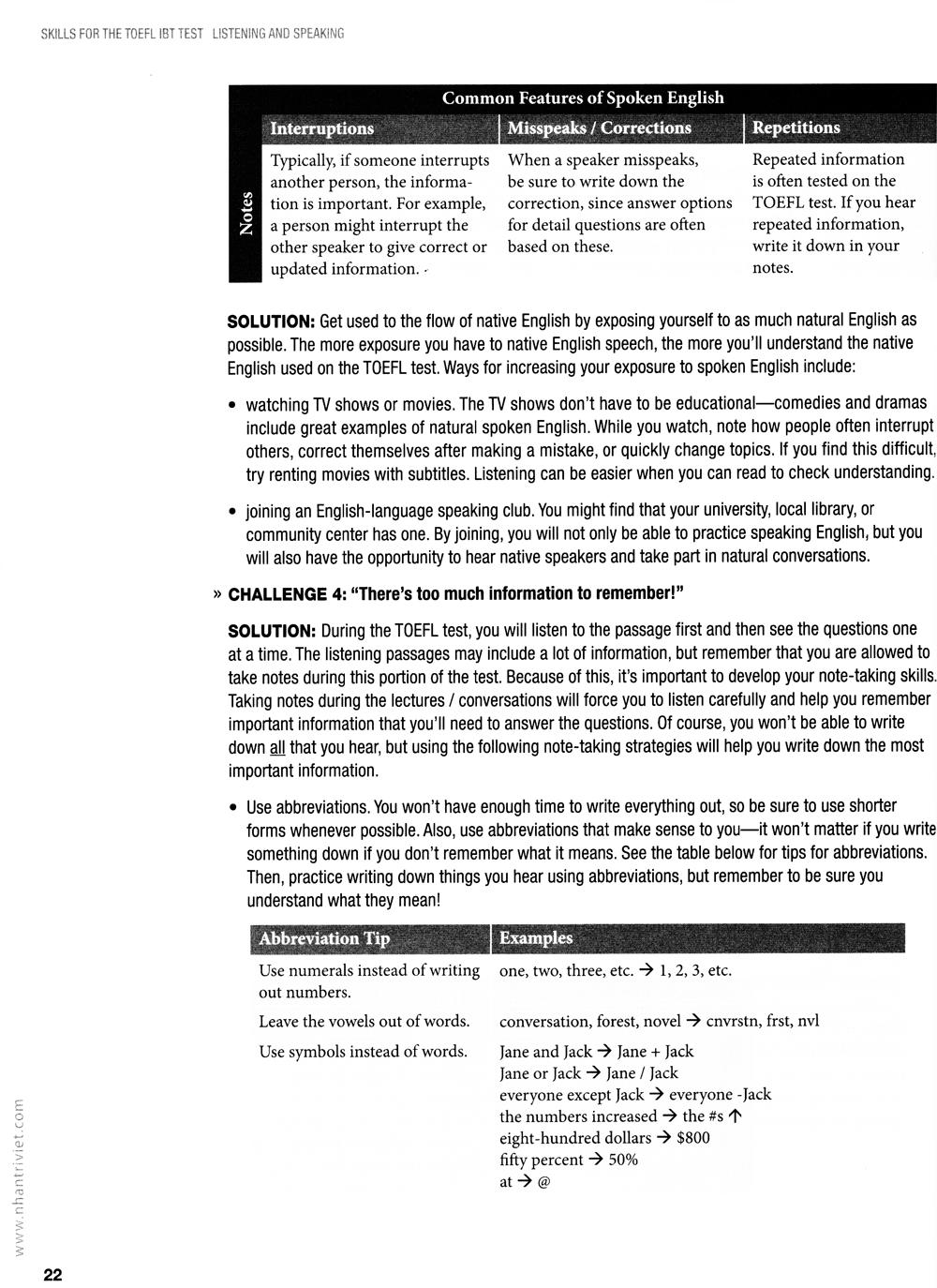 Collins Skills For The TOEFL iBT Test - Listening And Speaking (Kèm CD)