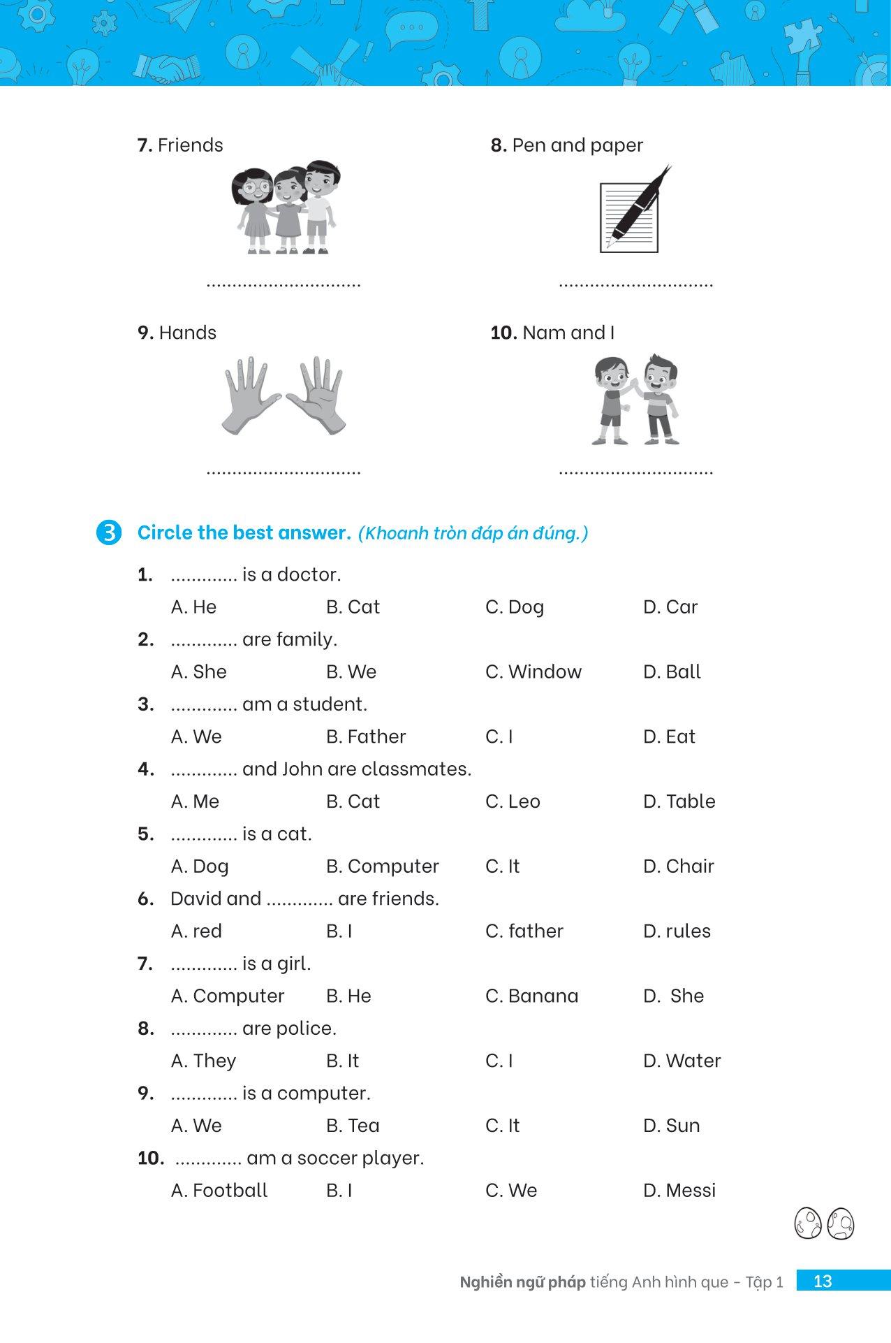 Nghiền Ngữ Pháp Tiếng Anh Hình Que - Tập 1: Cơ Bản