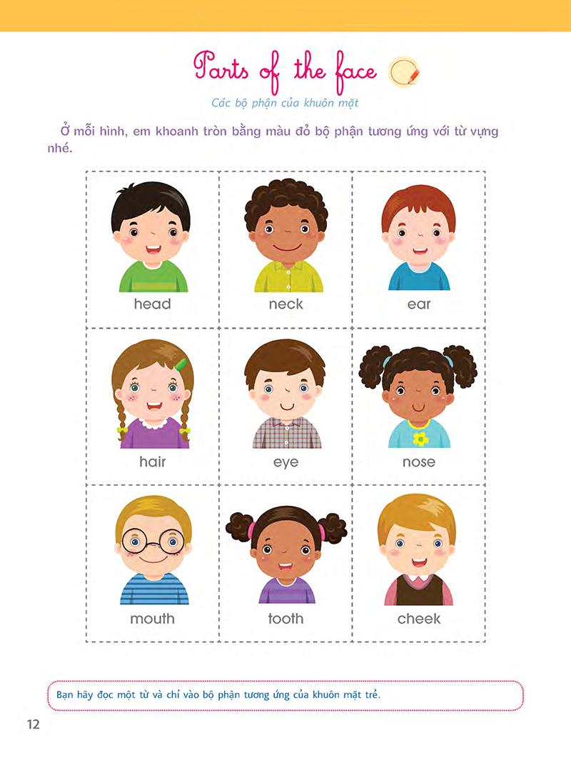Sách Bài Tập Theo Phương Pháp Montessori - Tiếng Anh Vỡ Lòng (Kèm file MP3)