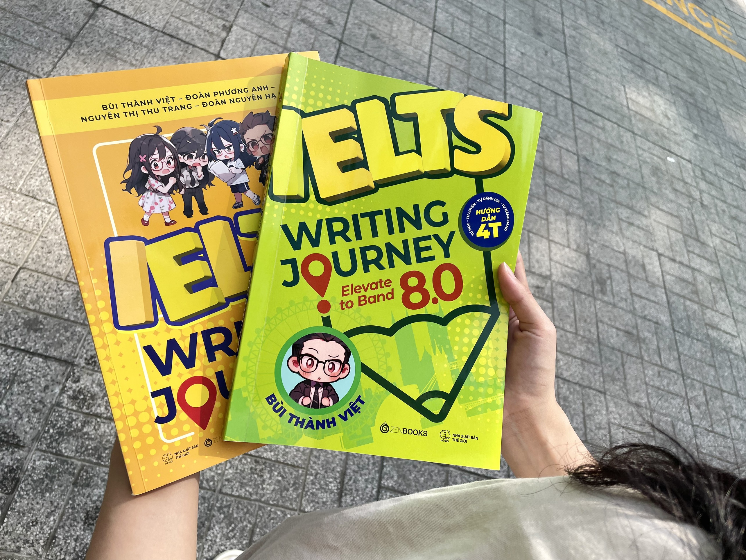 Combo Bộ Sách Ielts Writing Journey - Lộ Trình Từ Cơ Bản Đến Band 8.0
