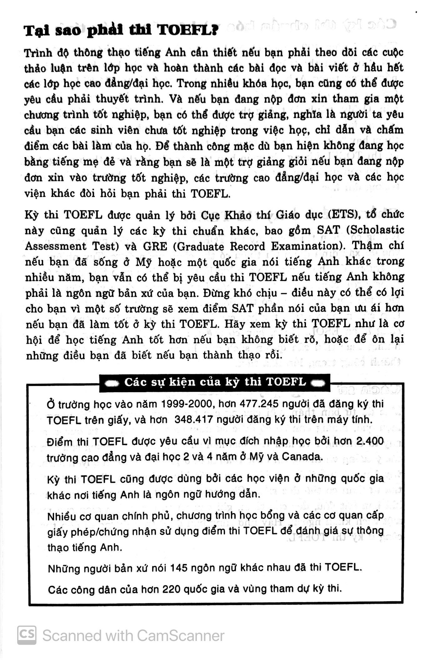 Học Và Thi Tốt TOEFL Trong 6 Bước