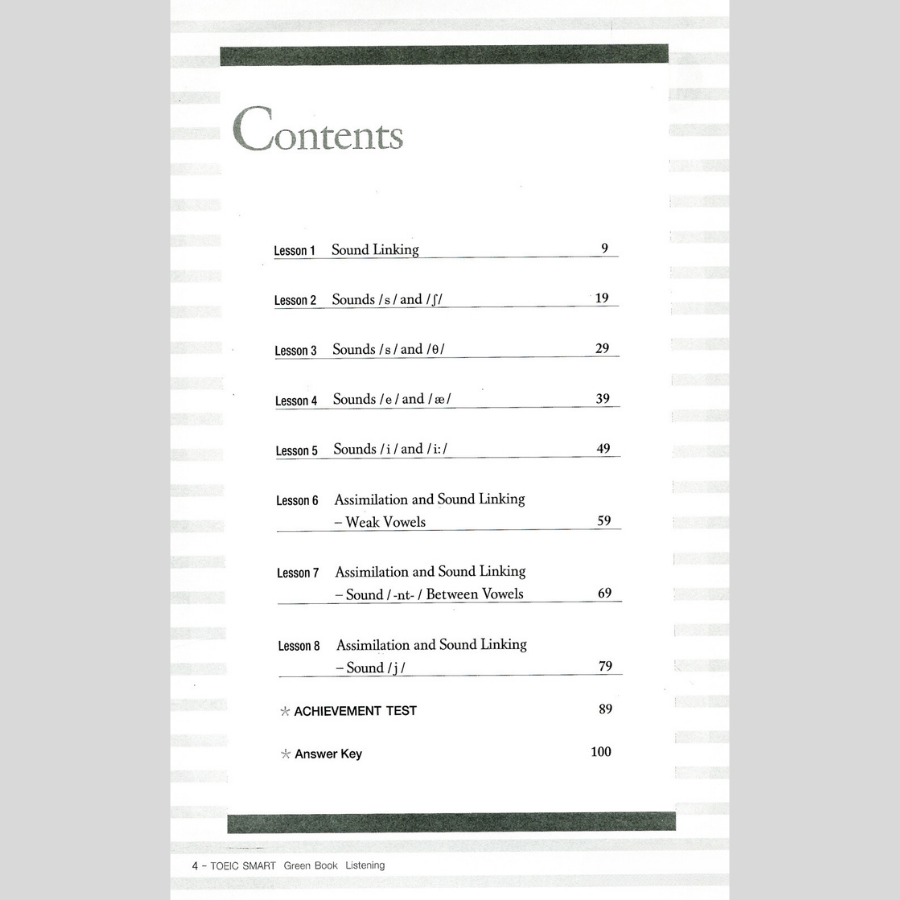 Toeic Smart Green Listening Texbook