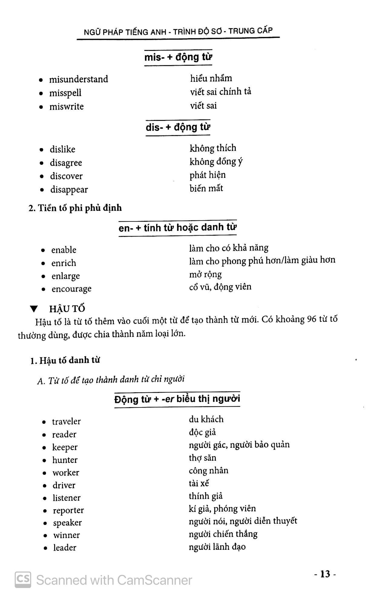 Giáo Trình Ngữ Pháp Tiếng Anh (Trình Độ Sơ - Trung Cấp)