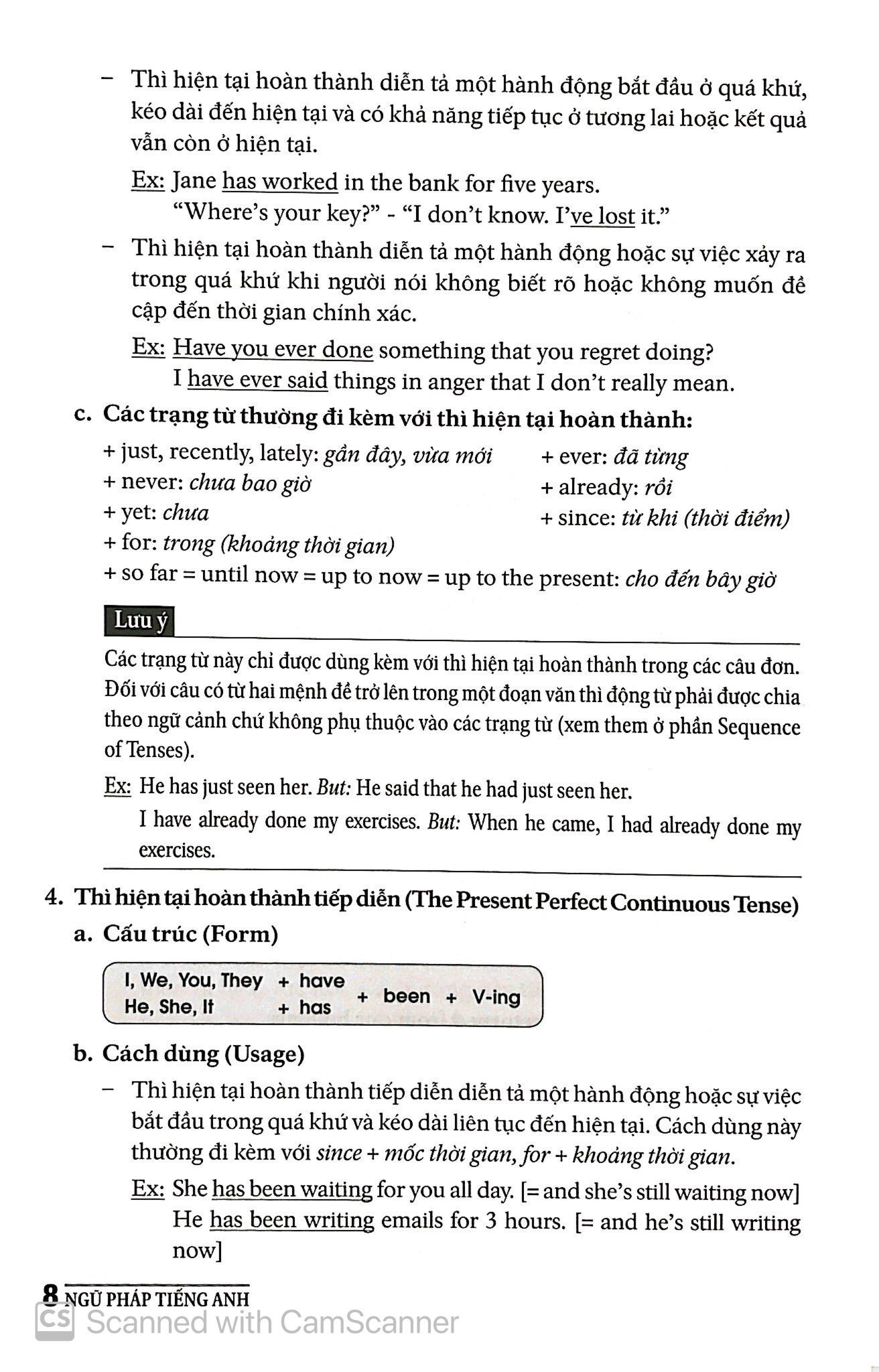 Ngữ Pháp Tiếng Anh Dành Cho Học Sinh (Với Bài Tập Và Đáp Án) - Tái Bản