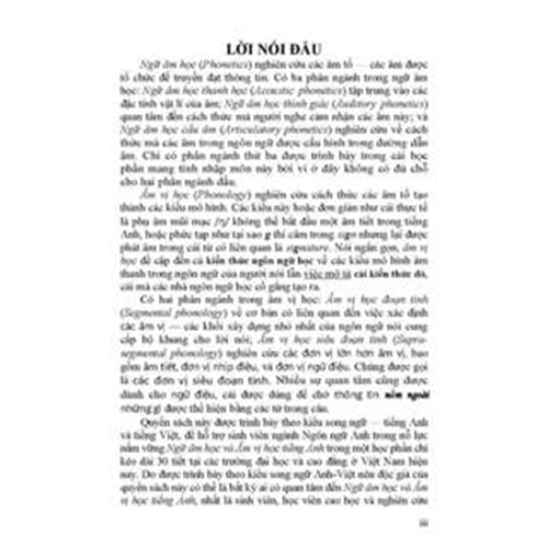 Ngữ Âm Học Và Âm Vị Học Tiếng Anh - English Phonetics And Phonology - PGS.TS. Tô Minh Thanh; ThS. Phan Văn Quang
