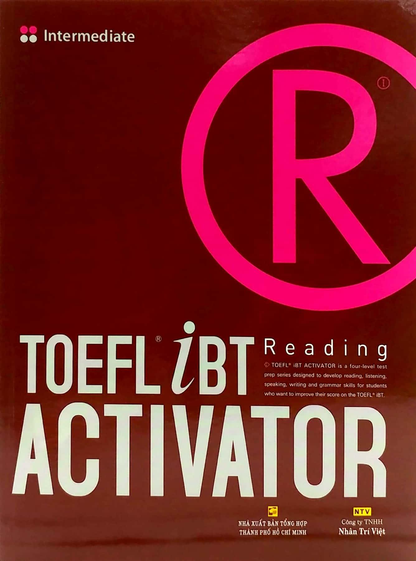 TOEFL iBT Activator Reading Intermediate (Không CD)