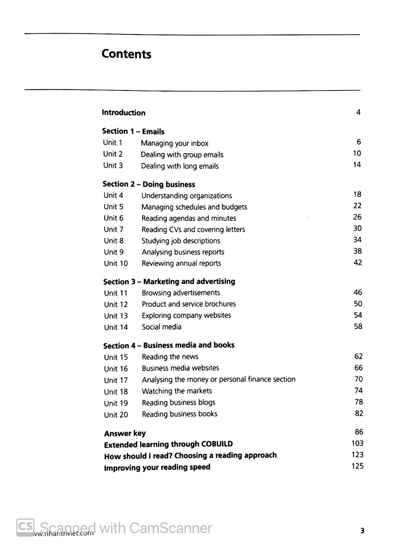Collins English For Business Reading