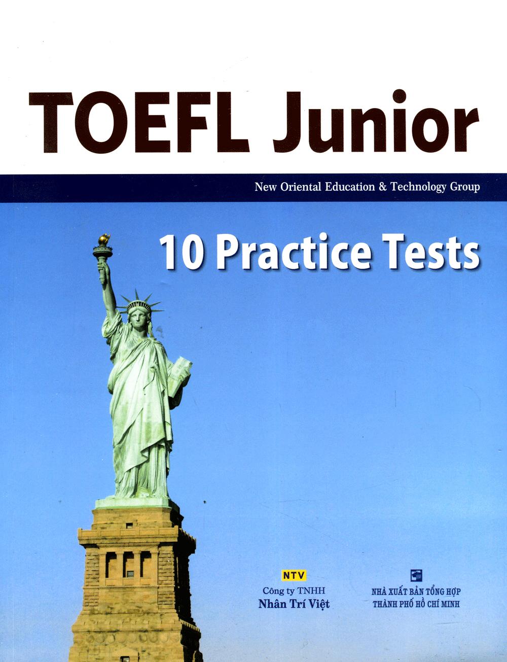 TOEFL Junior - 10 Practice Tests (Kèm CD)