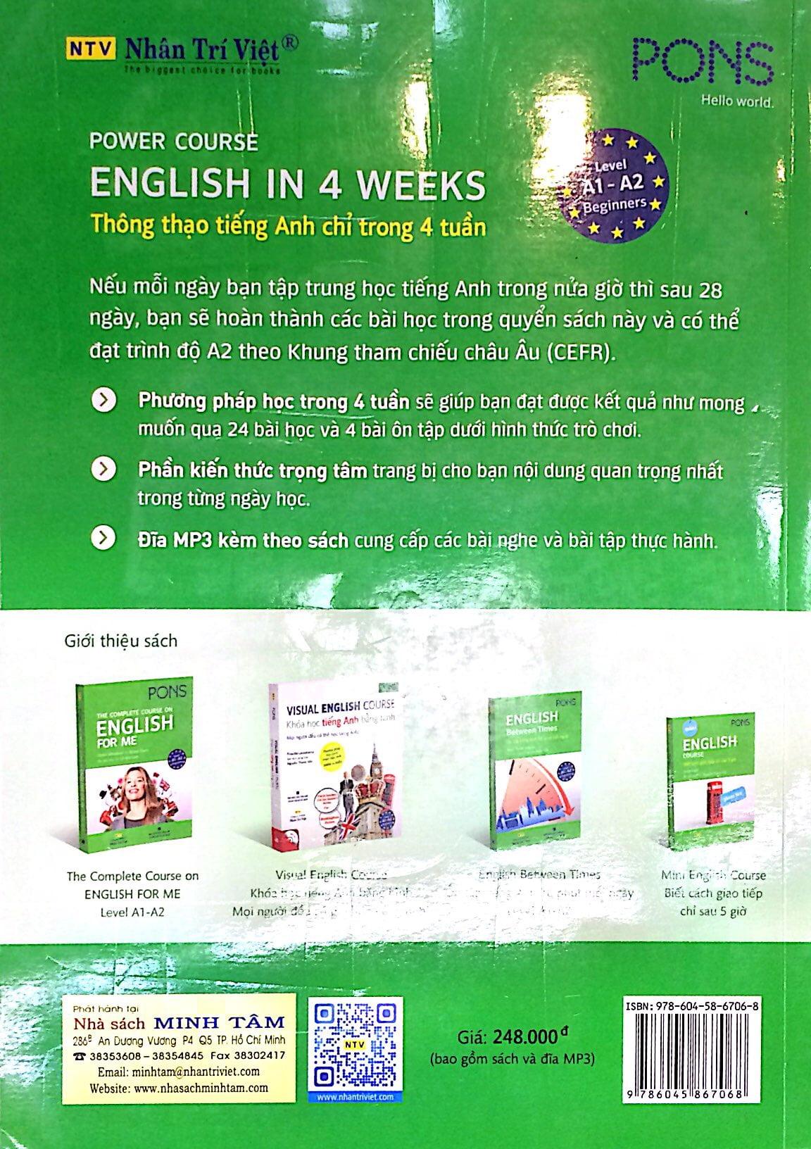 English In 4 Weeks - Thông Thạo Tiếng Anh Chỉ Trong 4 Tuần (Kèm file MP3)