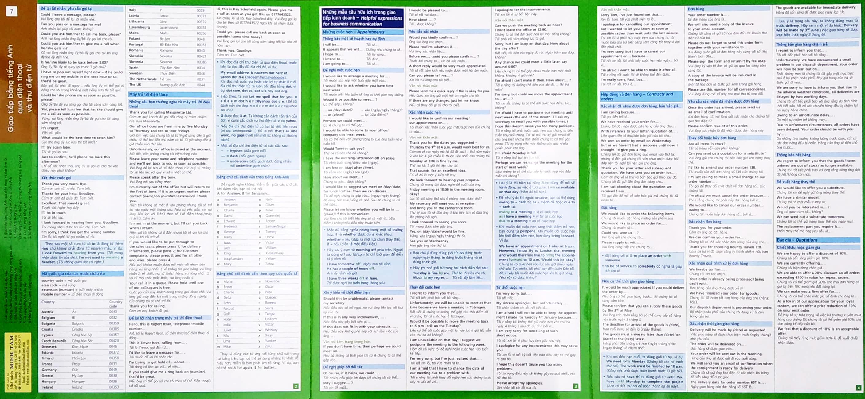 English At A Glance – Giao Tiếp Bằng Tiếng Anh Qua Điện Thoại Và Thư Điện Tử