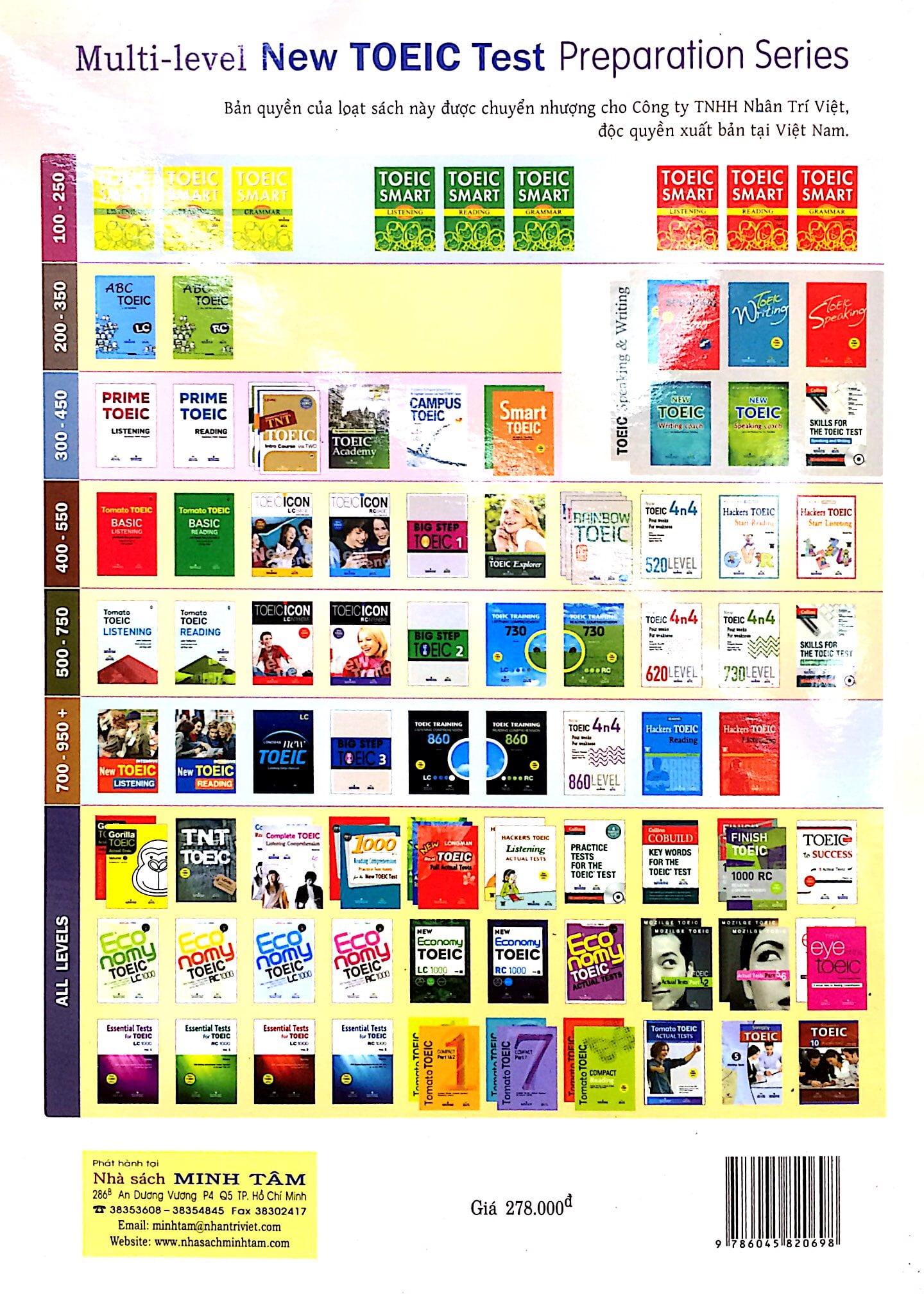 Essential Test For TOEIC RC 1000 Vol 2 (Không CD)