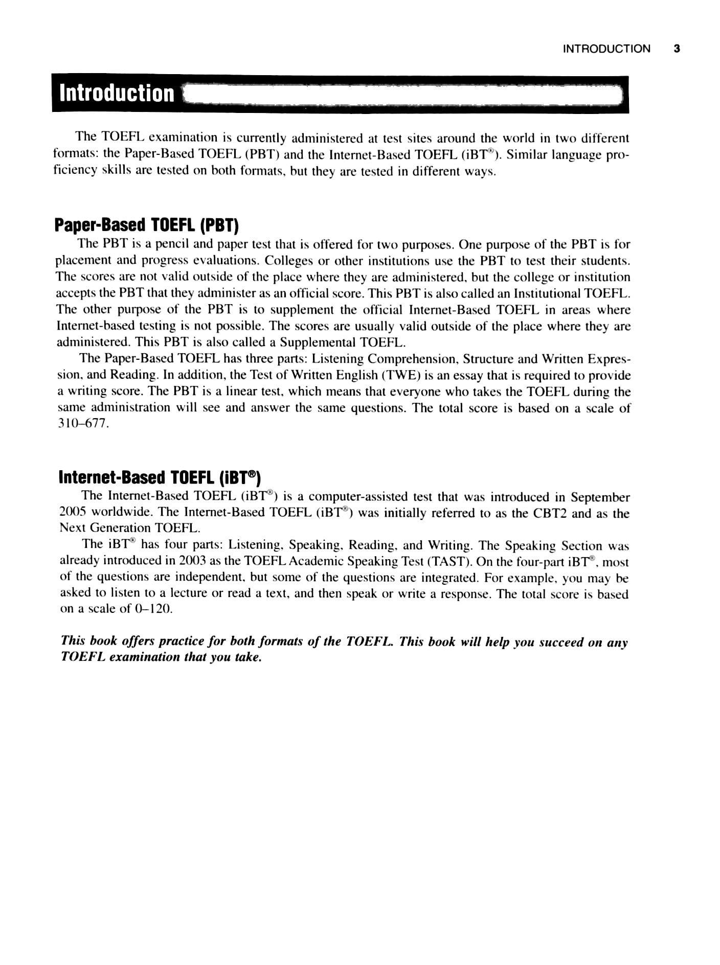 Practice Exercises For The TOEFL iBT (6th Edition) - Không Kèm CD