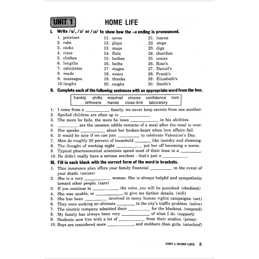 Bài tập tiếng Anh 12 (Có đáp án)