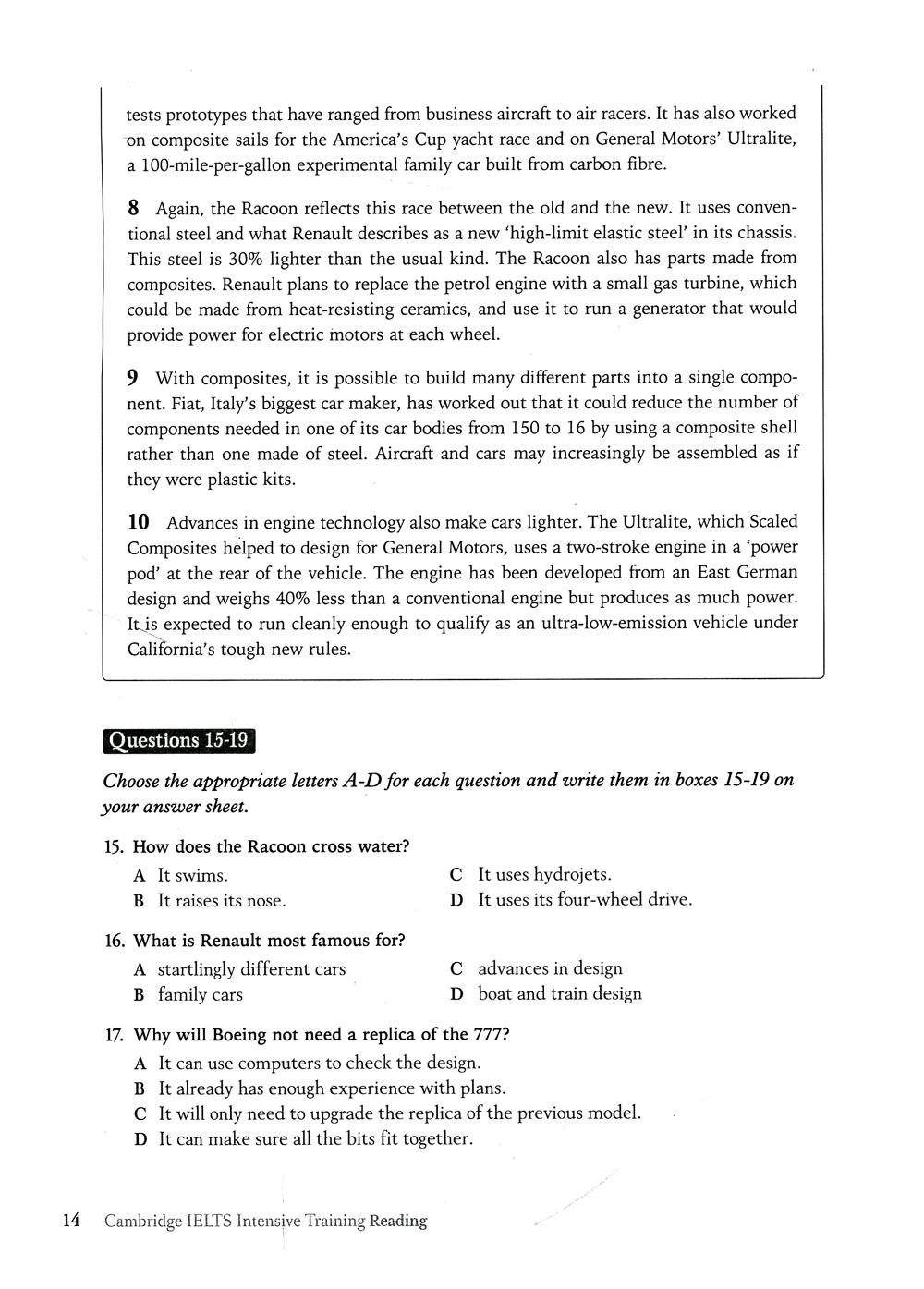 Cambridge Ietls Intensive Training - Reading