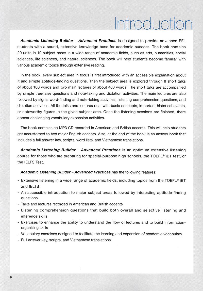 Academic Listening Builder