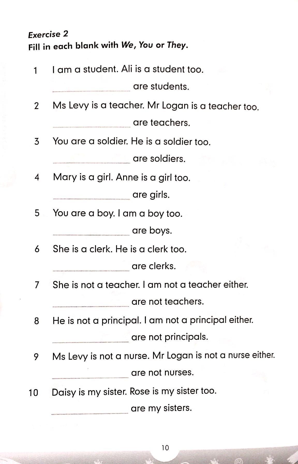 Graded Grammar Exercises 1