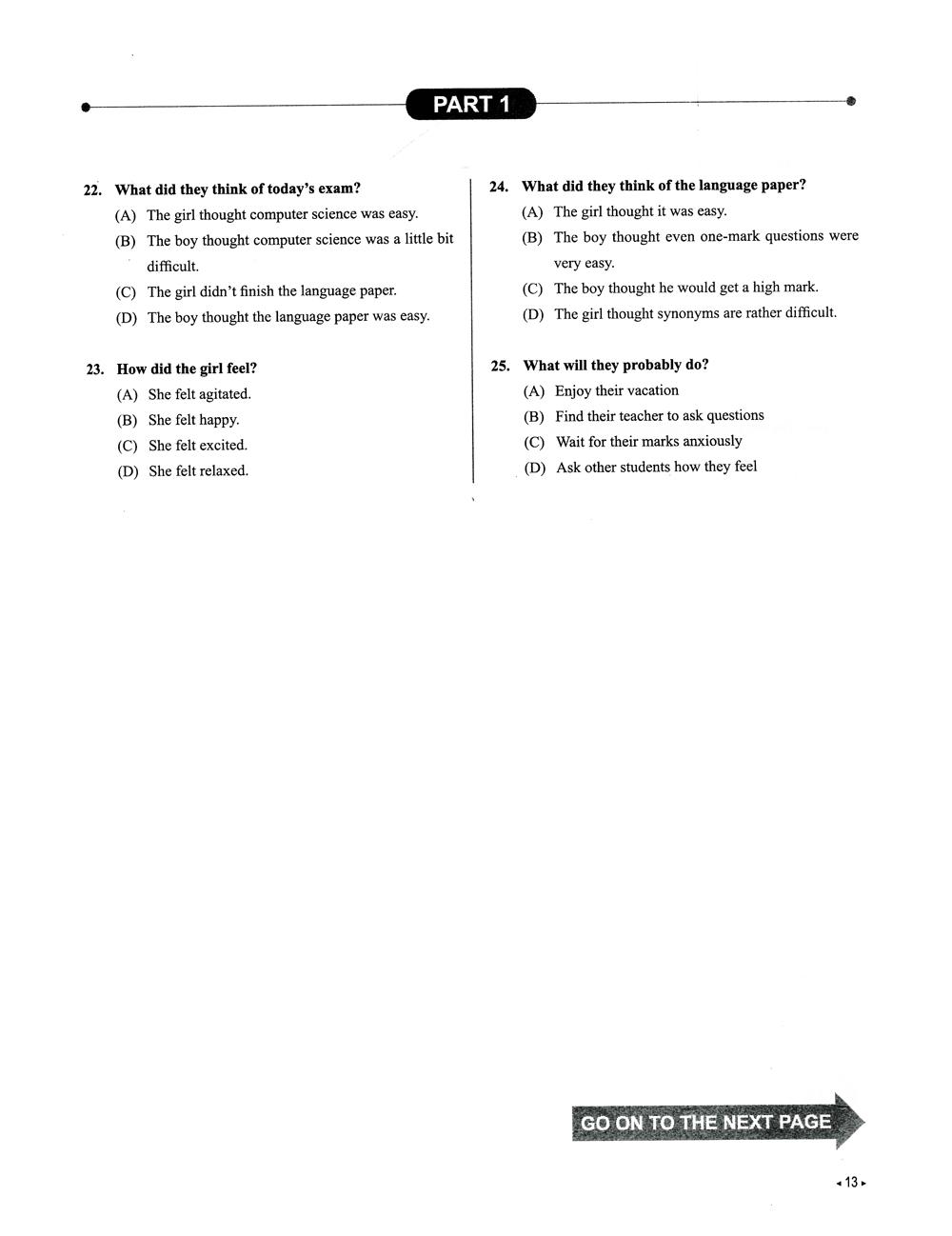 TOEFL Junior - 10 Practice Tests (Kèm CD)