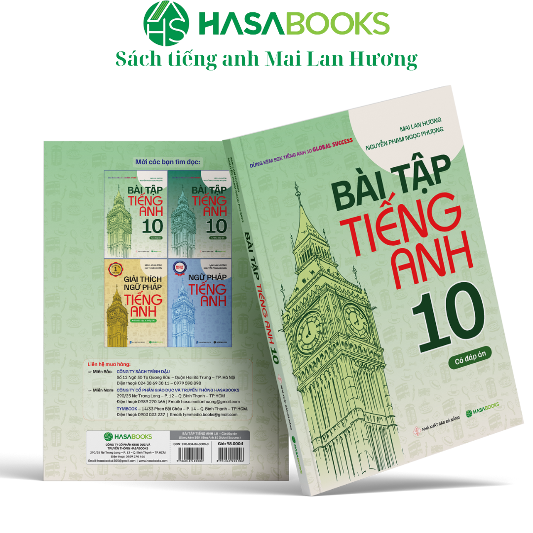Combo 2 Cuốn Bài Tập + Thực Hành Tiếng Anh 10 Global Success (Có Đáp Án)