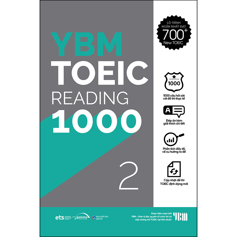 Trạm Đọc Official | YBM Toeic Reading 1000 - Vol 2