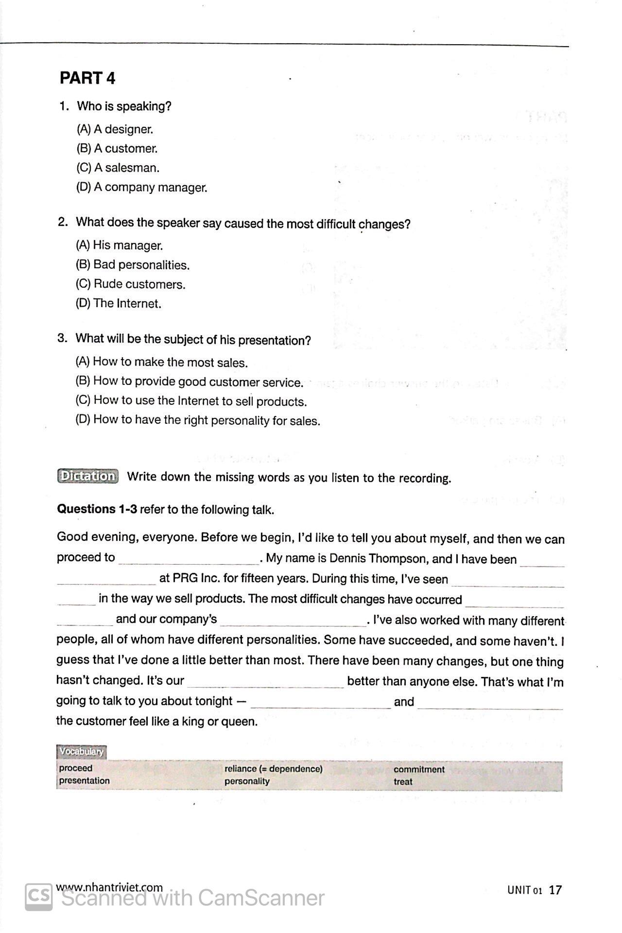 Introductory Course TNT - Toeic Volume TWO (Kèm CD)