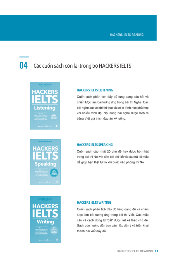 Hackers Ielts Reading (Tái Bản)