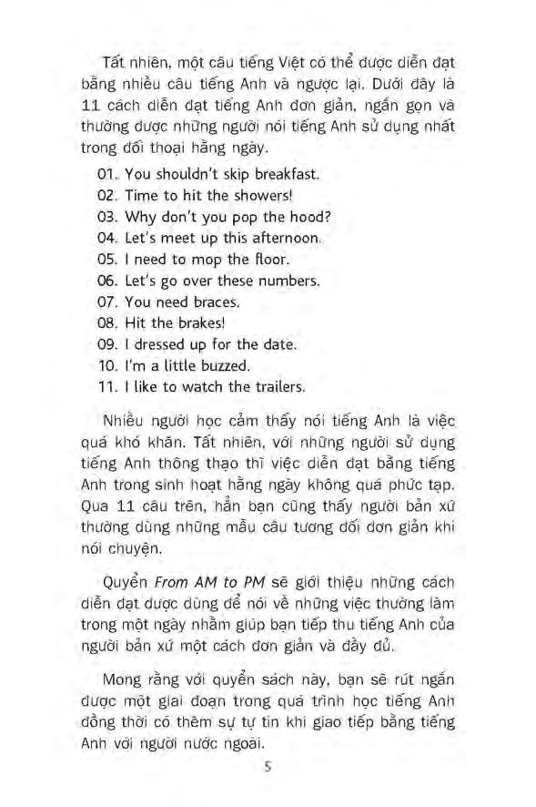 Sử Dụng Tiếng Anh Trong Sinh Hoạt Thường Ngày Từ Sáng Đến Tối (Kèm CD Hoặc File MP3)