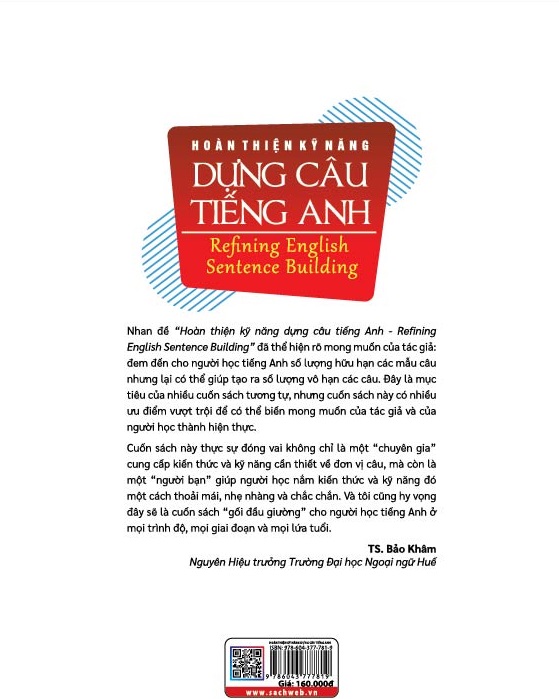 Hoàn thiện kỹ năng dựng câu Tiếng Anh - TH160