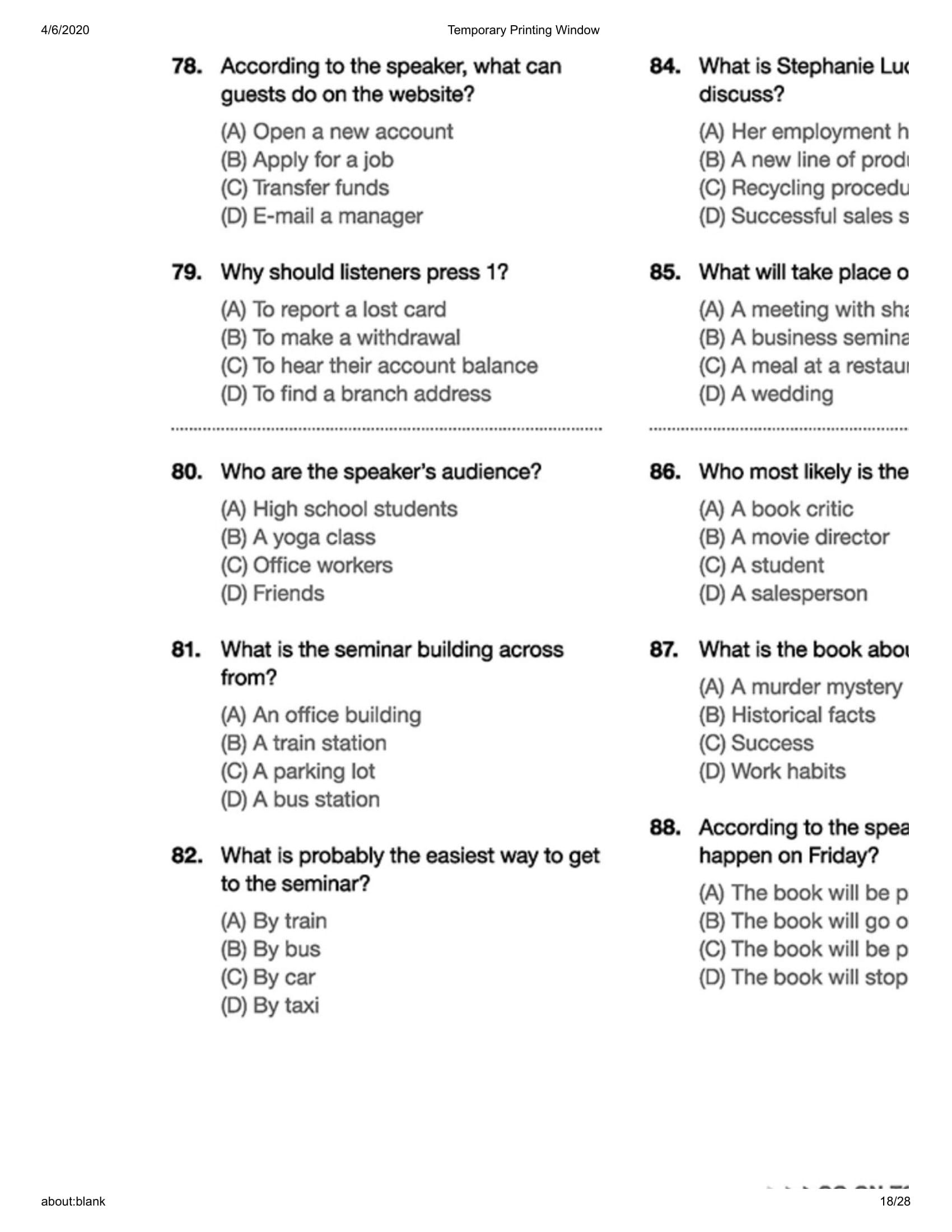 Comprehensive Toeic Training 1000 Practice Test Items (Vol 3) - Kèm CD