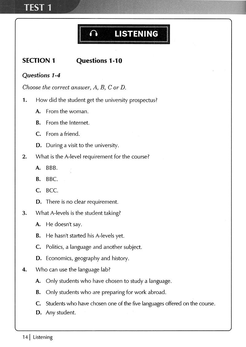 Expert On Cambridge IELTS Practice Tests 4 (Kèm CD)