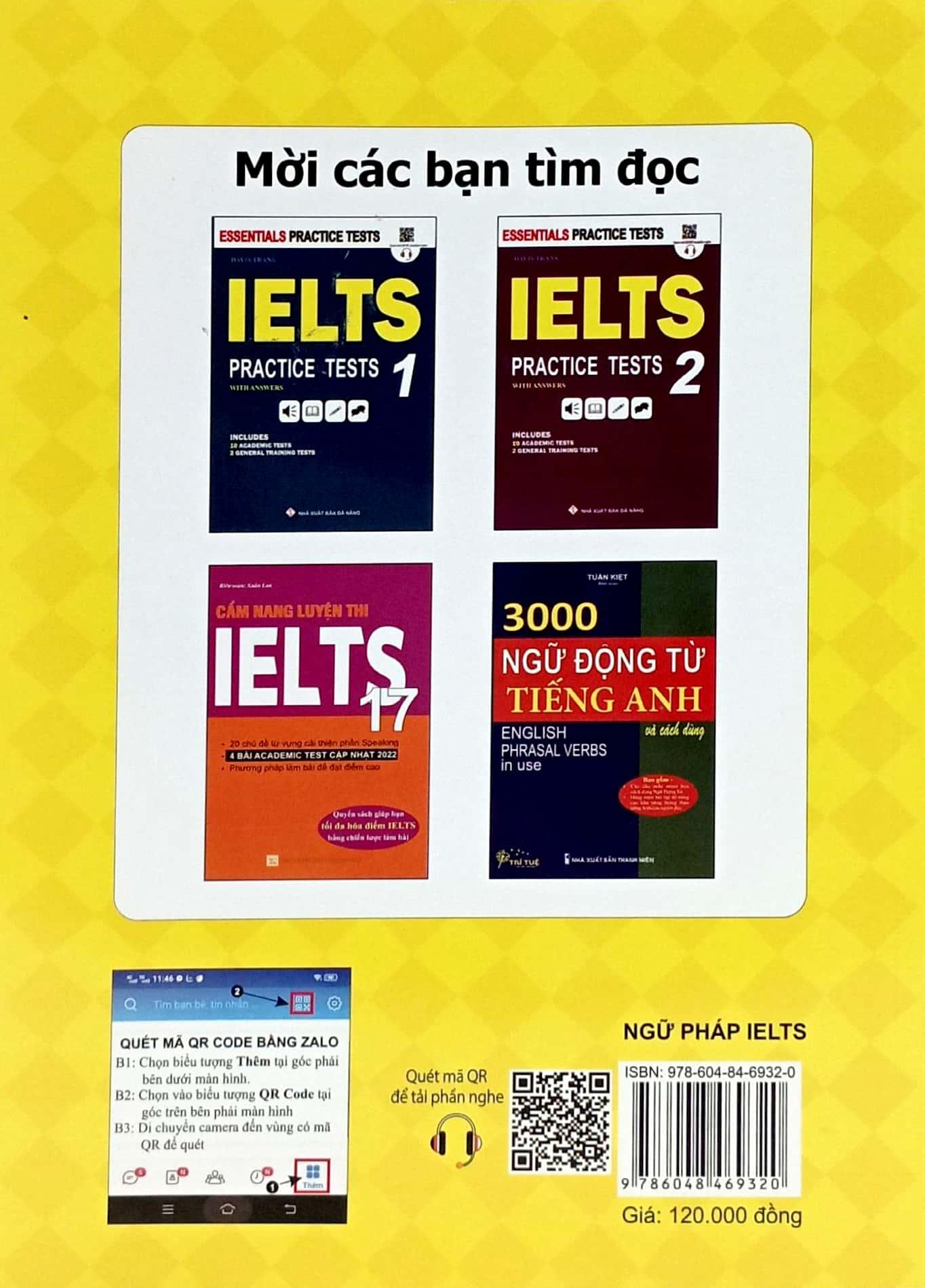 Ngữ pháp IELTS - Essential Grammar For Ielts Writing