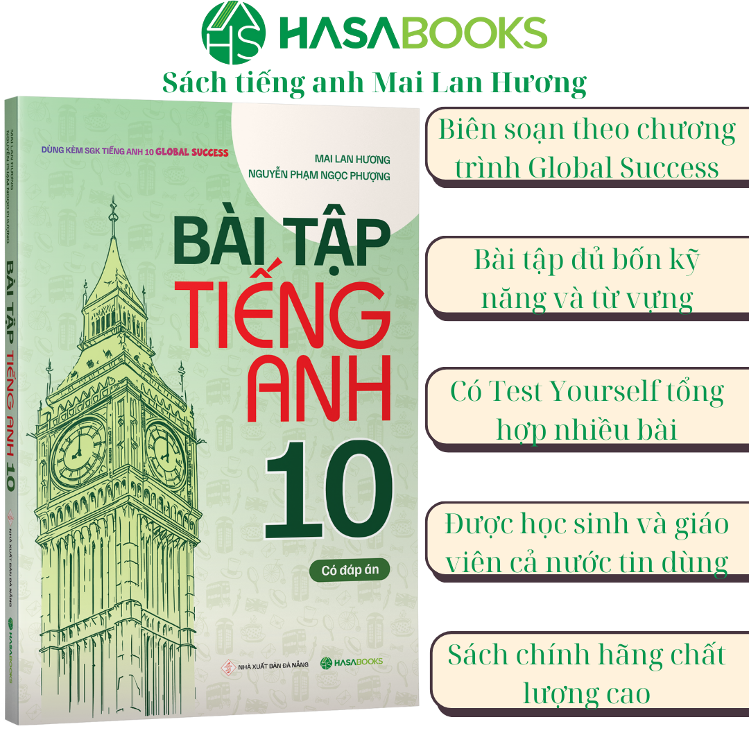 Combo 2 Cuốn Bài Tập + Thực Hành Tiếng Anh 10 Global Success (Có Đáp Án)