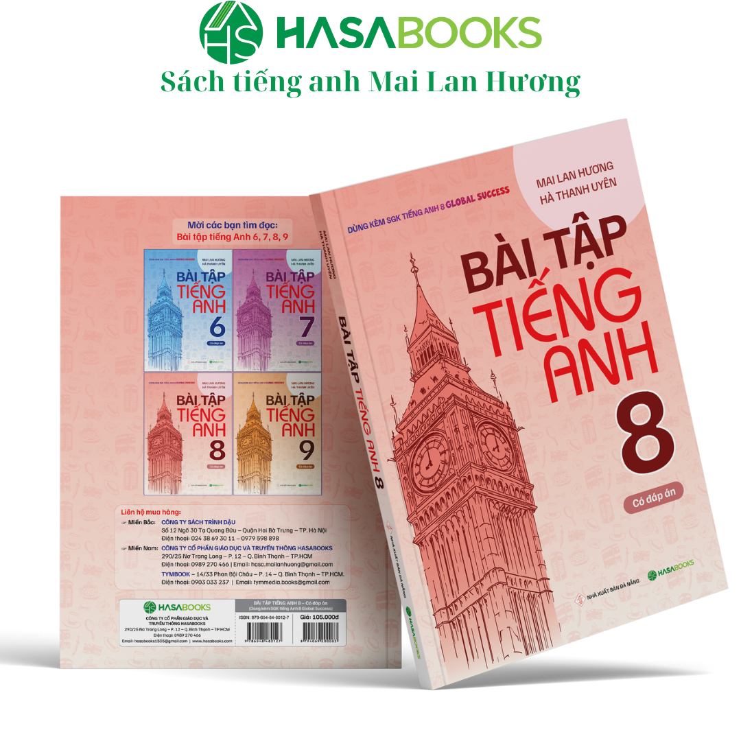 Combo 2 Cuốn Bài Tập + Thực Hành Tiếng Anh 8 Global Success (Có Đáp Án)
