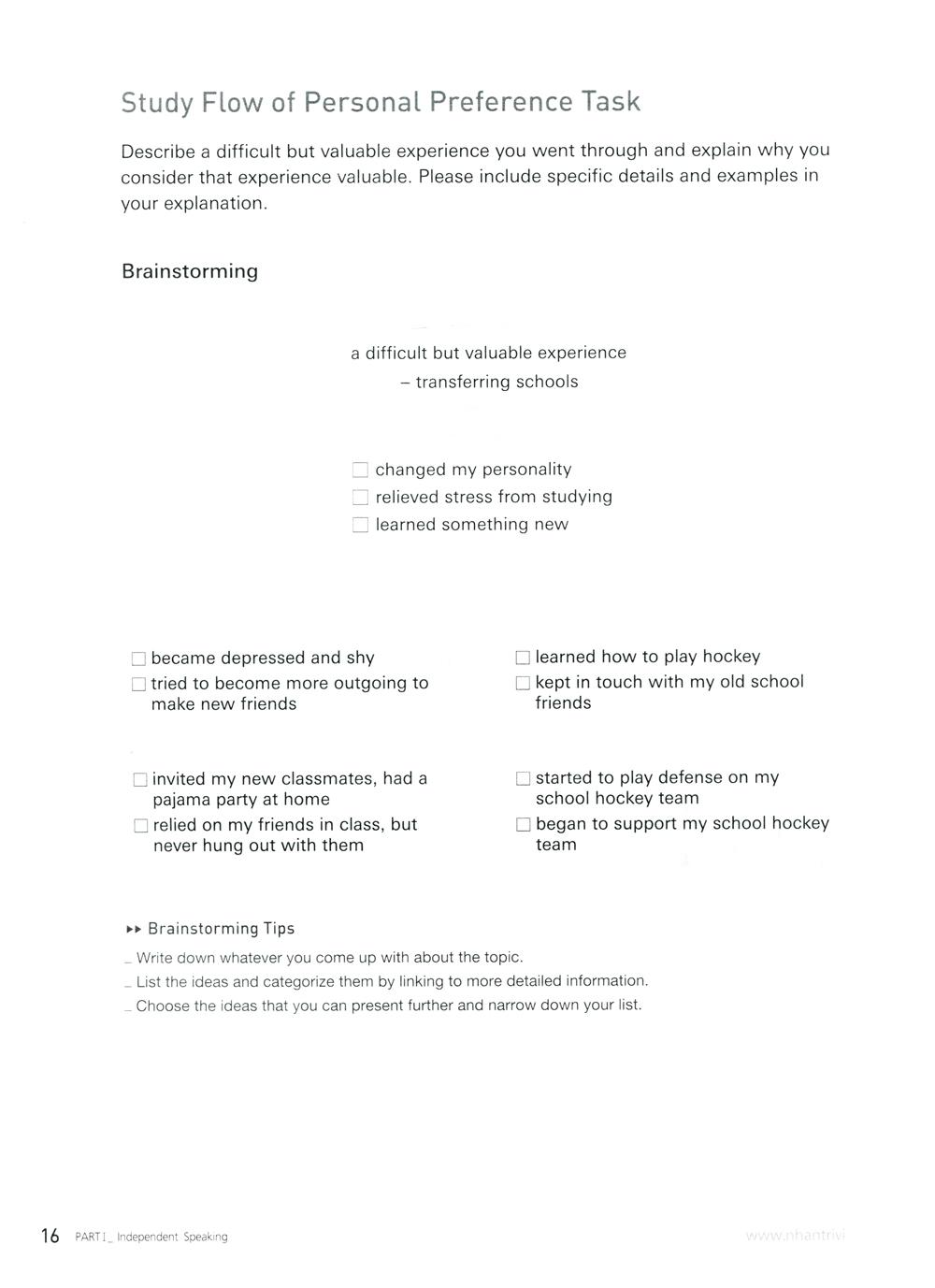TOEFL iBT Activator Speaking Advanced (Kèm CD)