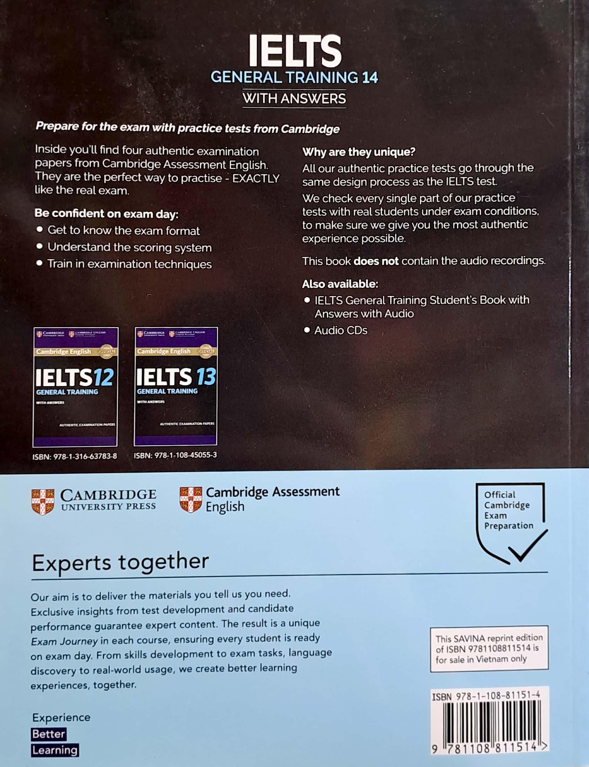 Cambridge Ielts 14 General Training With Answers (Savina)